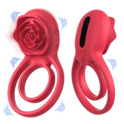 petal shaped vibrating penis ring