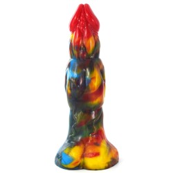 graffiti multicolor butt plug 08