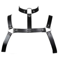 chest harness belt with collar